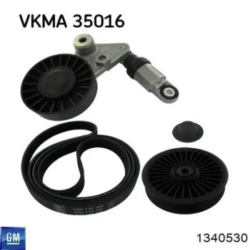 Натягувач приводного ременя General Motors 1340530 ціна, від 46.77 USD