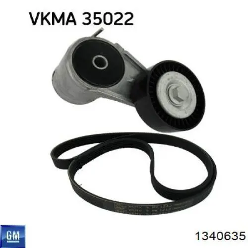 Ремінь генератора 1340635 General Motors