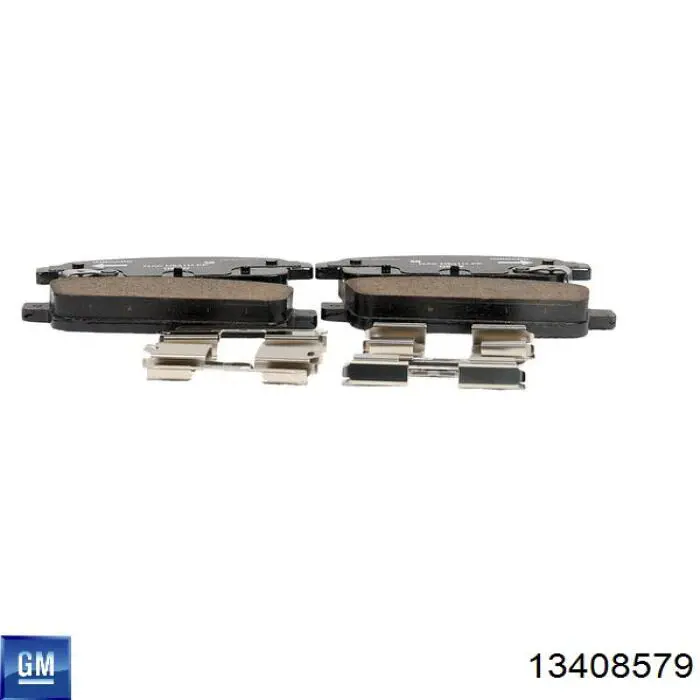 Задні гальмівні колодки 13408579 General Motors