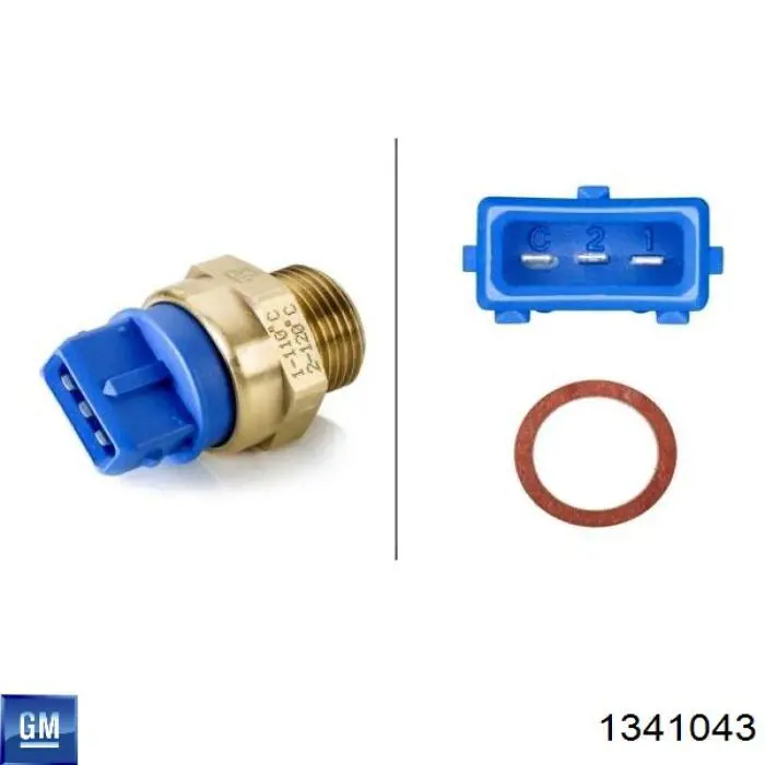 Купити 1341043 General Motors Датчик включення вентилятора