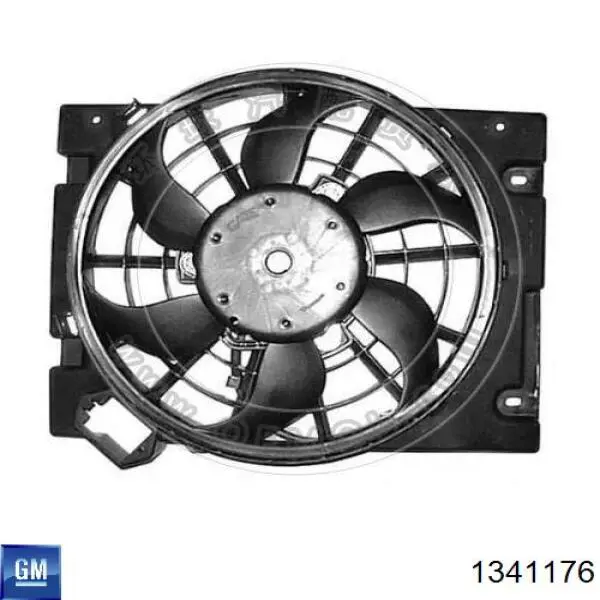 Дифузор (кожух) радіатора охолодження 90570741 General Motors