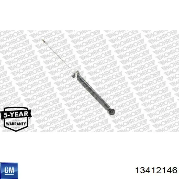 Амортизатор задній General Motors 13412146 ціна, від 36.42 USD