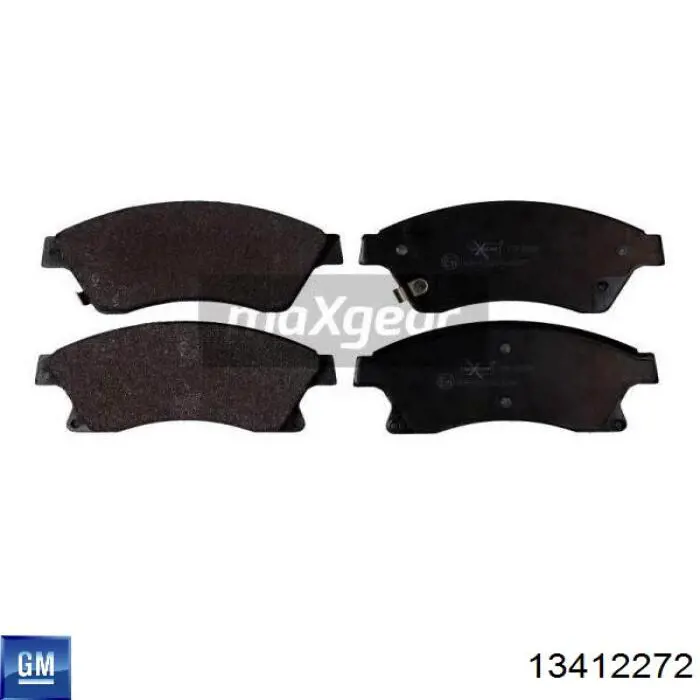 Купити 13412272 General Motors Колодки гальмівні передні, дискові