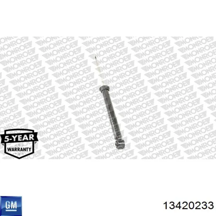 Купити 13420233 General Motors Стійка амортизатора задня