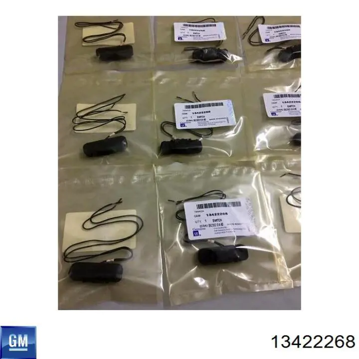 Кнопка приводу замка задньої 3/5 двері (ляди) 13422268 General Motors