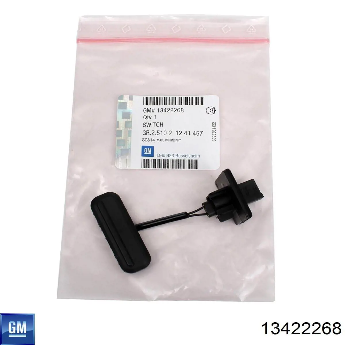 13422268 General Motors Кнопка приводу замка задньої 3/5 двері (ляди)