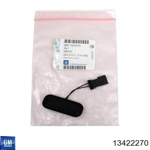 Купити 13422270 General Motors Кнопка приводу замка задніх 3/5 дверей (ляди)