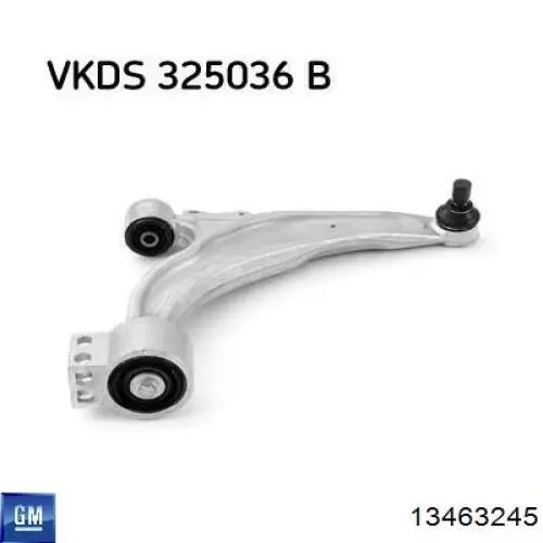 Купити 13463245 General Motors Важіль передньої підвіски нижній, правий