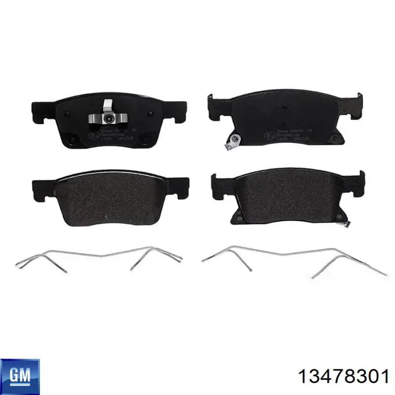 Купити 13478301 General Motors Колодки гальмівні передні, дискові