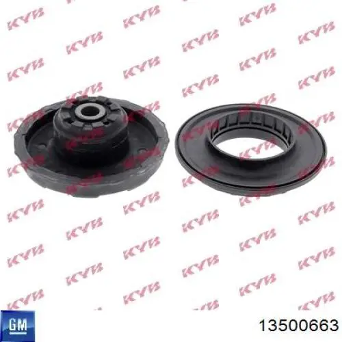 Опора стійки амортизатора переднього General Motors 13500663 ціна, від 42.75 USD