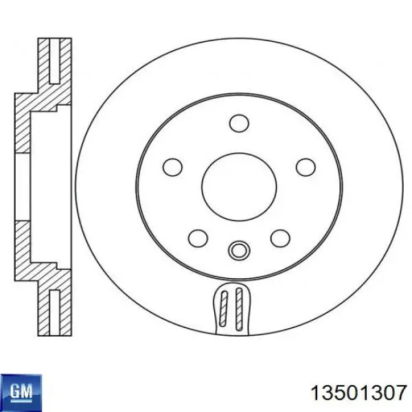 Купити 13501307 General Motors Ротор гальмівний
