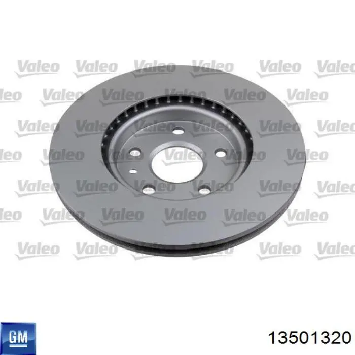 Диск переднього гальма General Motors 13501320 ціна, від 60.22 USD