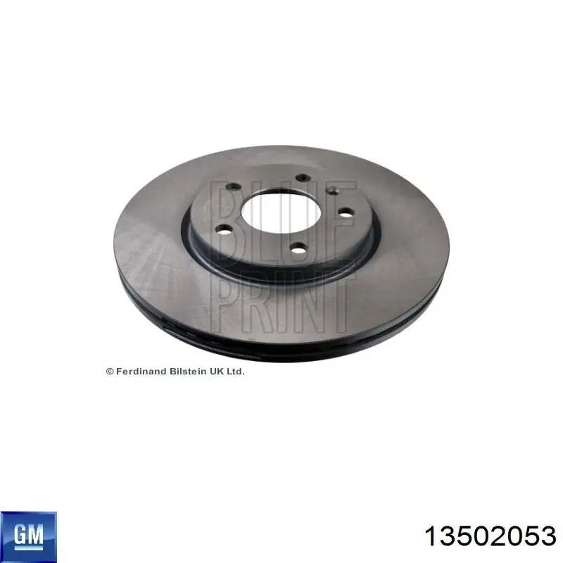 Гальмівні диски передні 13502053 General Motors