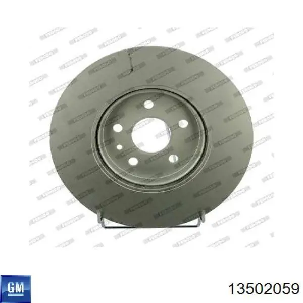 13502059 General Motors диск гальмівний передній