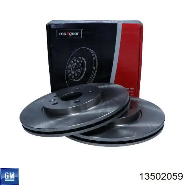 Диск переднього гальма General Motors 13502059 ціна, від 66.25 USD