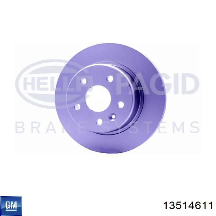 Гальмівні диски 13514611 General Motors