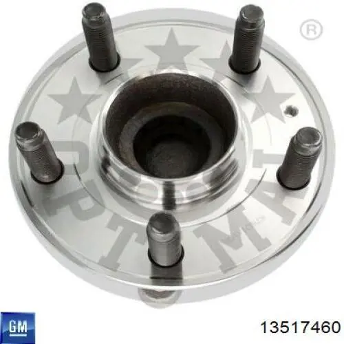 13580387 Opel Маточина задня