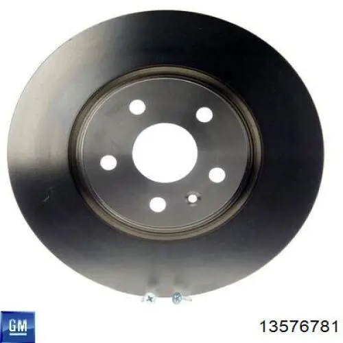Гальмівні диски передні 13576781 General Motors