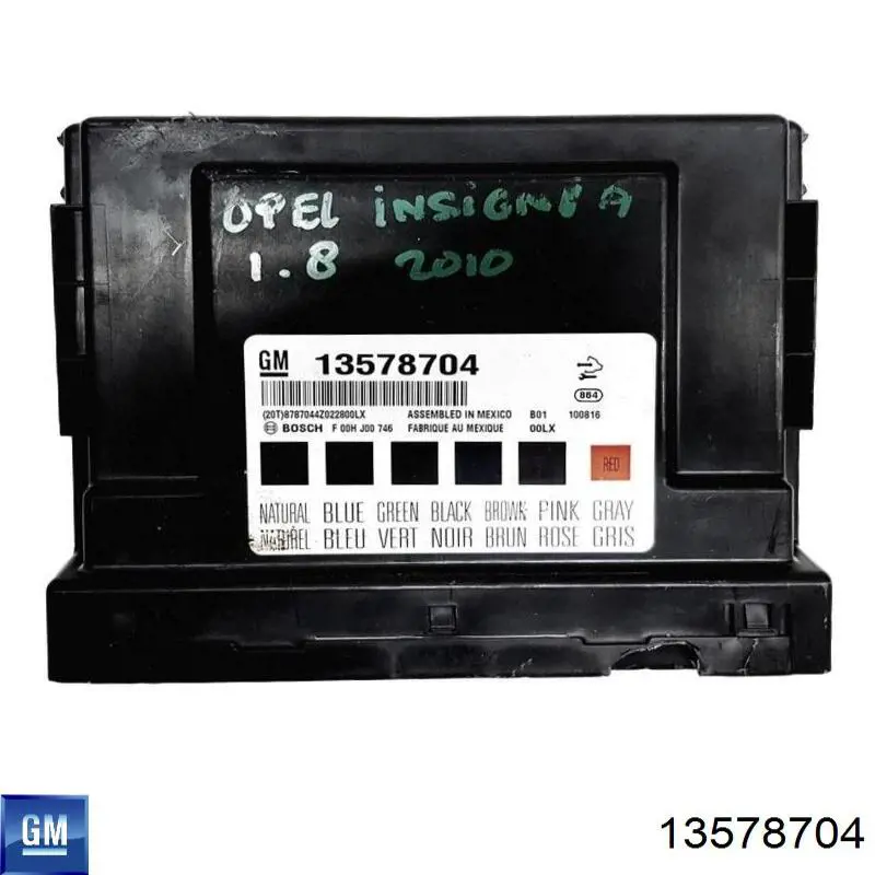  13578704 General Motors