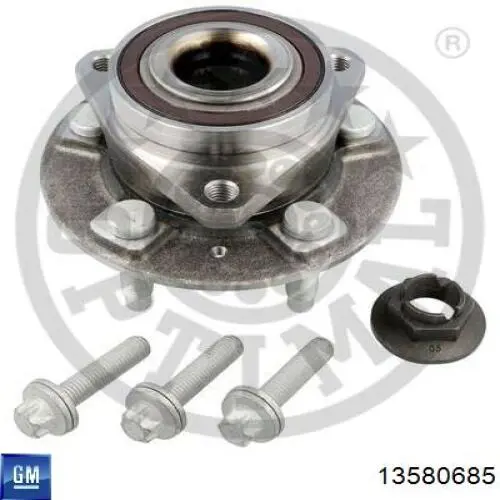 Маточина колеса передня General Motors 13580685 ціна, від 68.34 USD