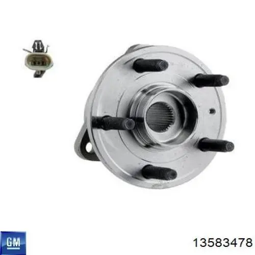 Купити 13583478 General Motors Маточини передніх коліс