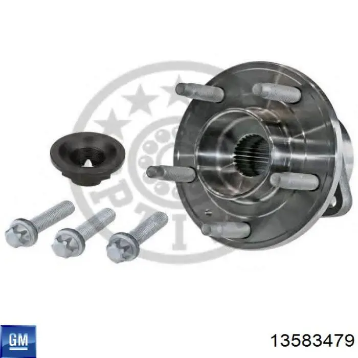 Маточина колеса передня General Motors 13583479 ціна, від 49.66 USD