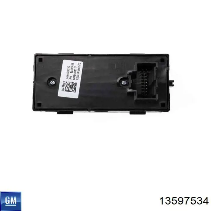Замок передньої лівої двері 13597534 General Motors