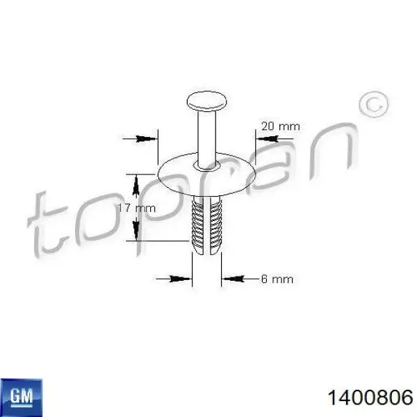 Кріплення переднього бампера MAK 11618 ціна, від 0.46 USD