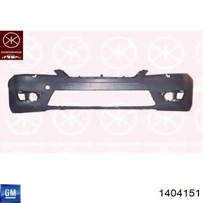 Задній бампер 1404151 General Motors