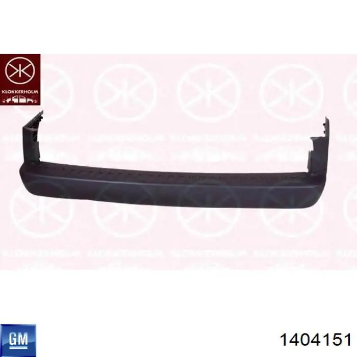 Бампер задній Opel 1404151