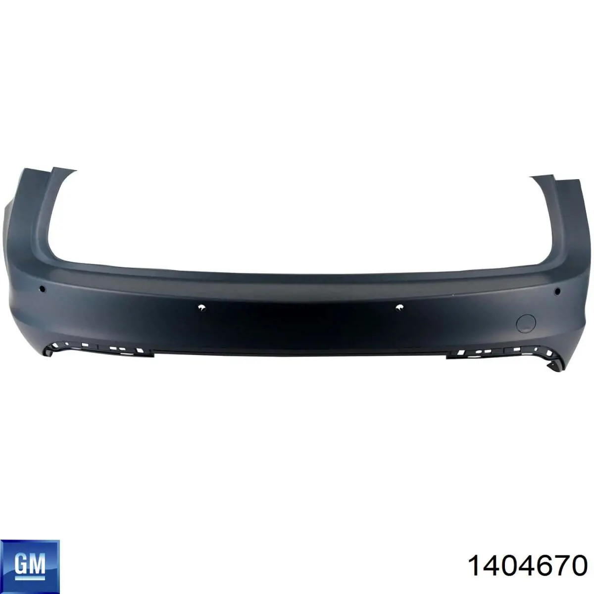 Кожух бампера заднього General Motors 1404670 ціна, від 162.18 USD