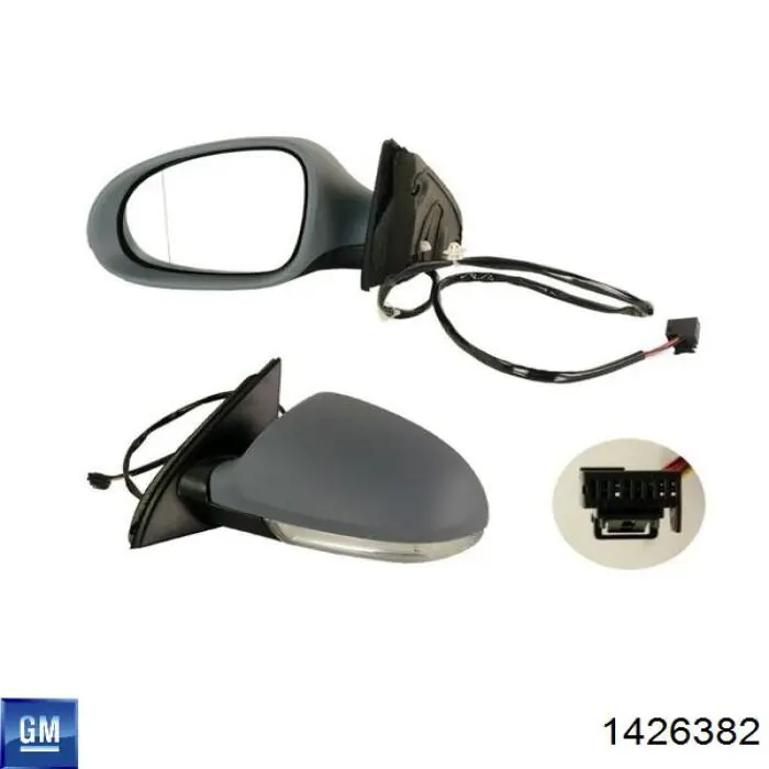 Праве бічне дзеркало Opel Tigra A купе (S93) (1994 - 2000) ціна, від 45.49 USD