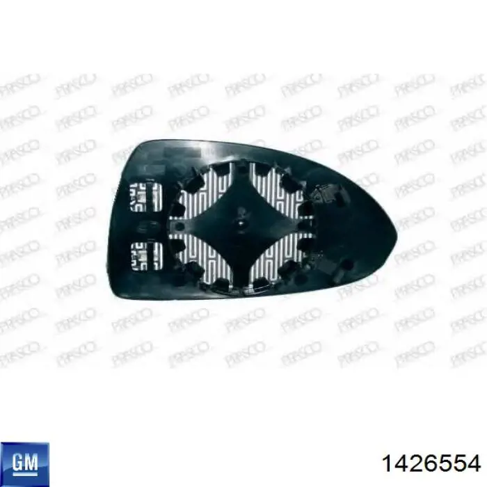 1426554 General Motors Дзеркальний елемент правий