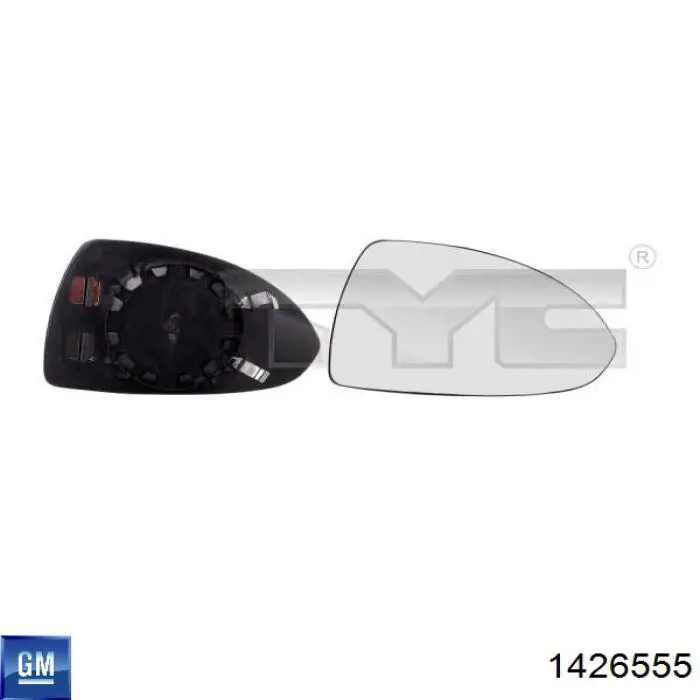 1426555 General Motors Дзеркальний елемент лівий