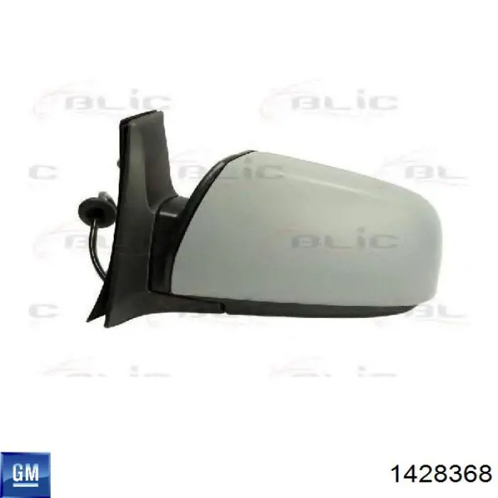 Ліве бічне дзеркало General Motors 1428368
