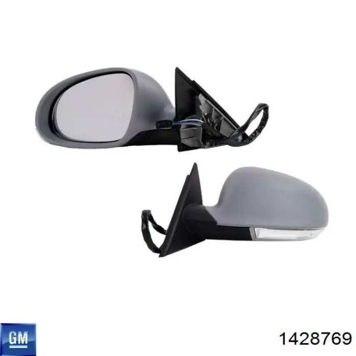 Накладка лівого бокового дзеркала General Motors 1428769 ціна, від 8.43 USD