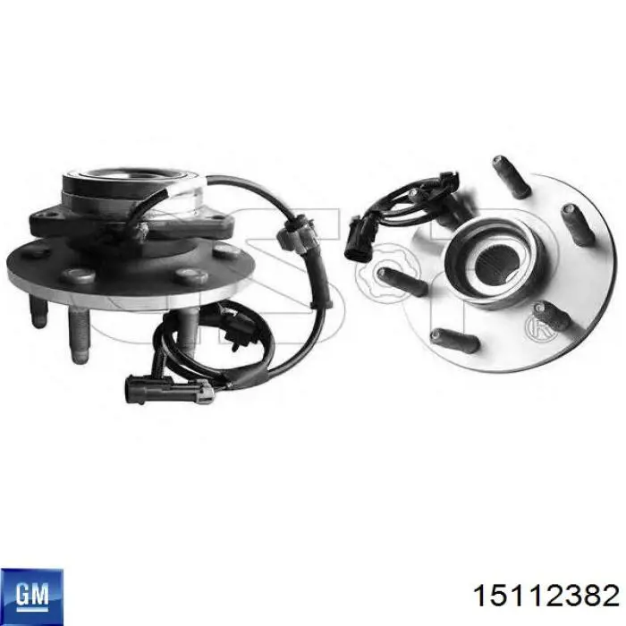 15112382 General Motors Маточина (передня)
