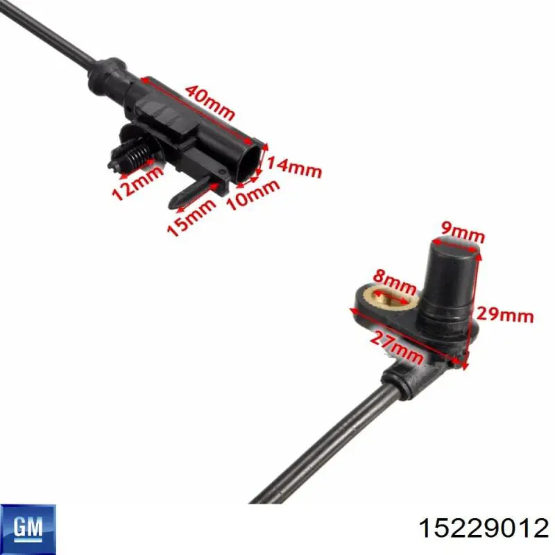 Датчик ABS передній General Motors 15229012 ціна, від 25.64 USD