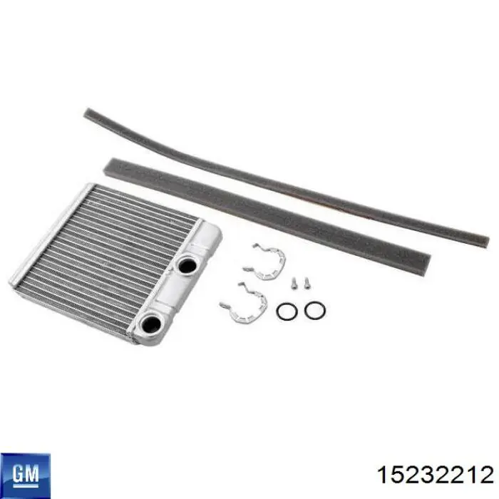 Радіатор пічки (обігрівача), задній General Motors 15232212 ціна, від 76.19 USD