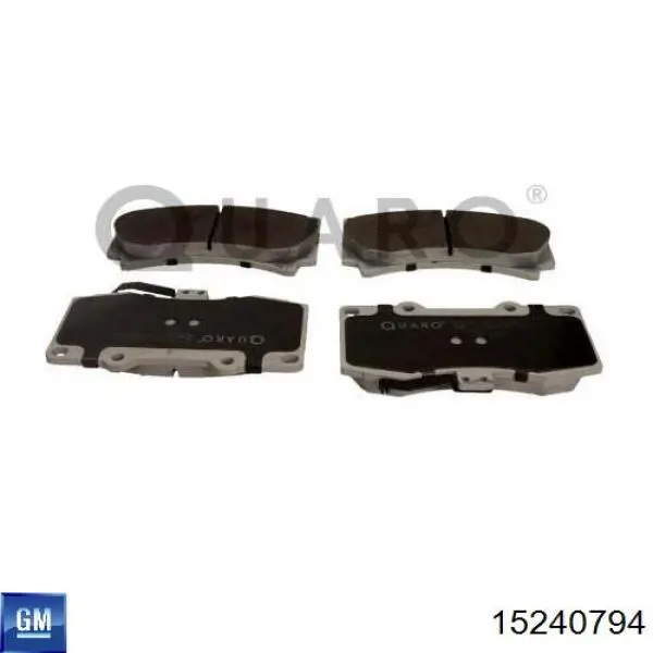 Купити 15240794 General Motors Колодки гальмівні передні, дискові