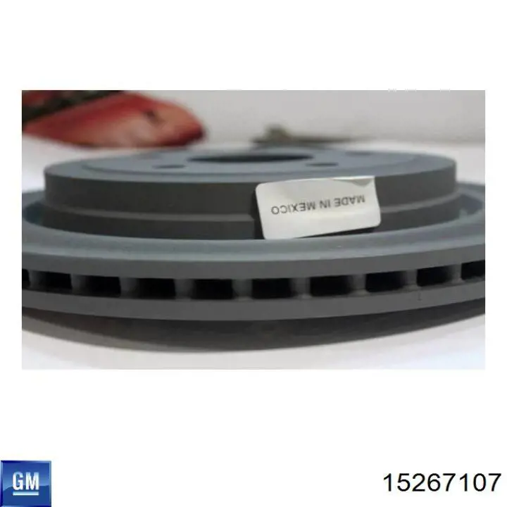 15267107 General Motors диск гальмівний задній