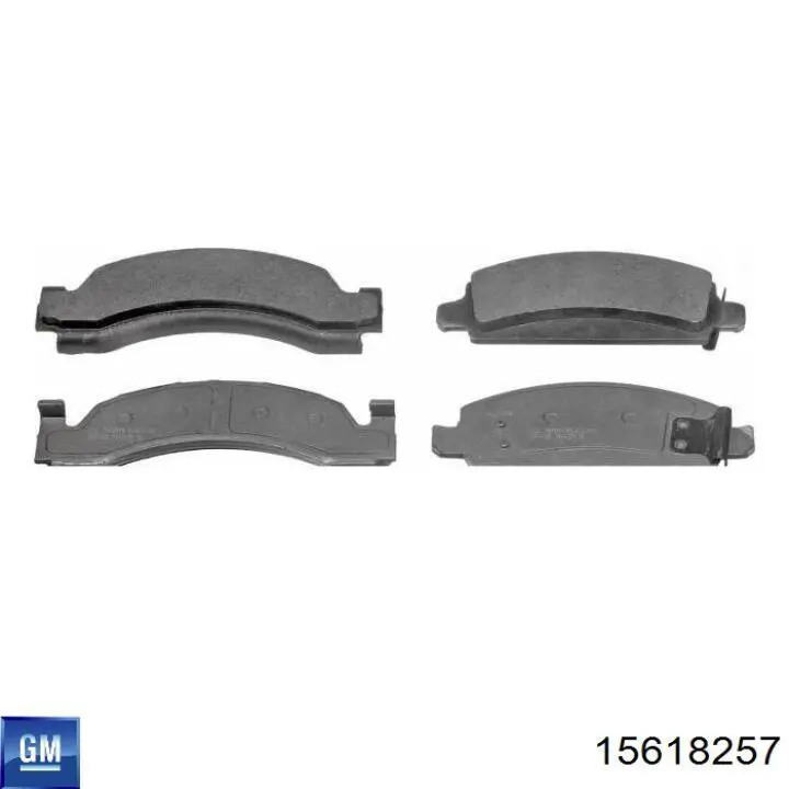 15618257 General Motors Передні гальмівні колодки