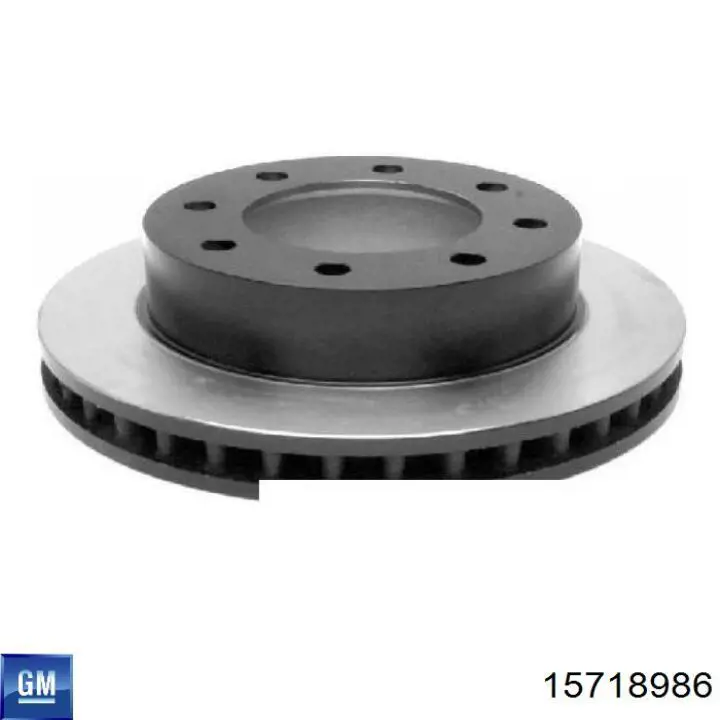 Гальмівні диски передні 15718986 General Motors
