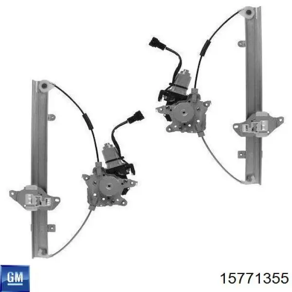 15771355 General Motors Механізм склопідйомника двері задньої, лівої