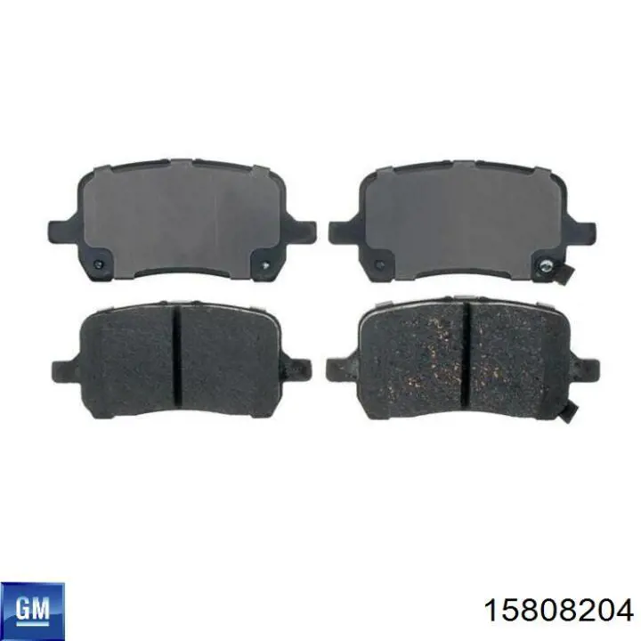 Гальмівні колодки General Motors 15808204 ціна, від 44.20 USD