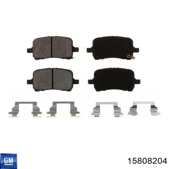 Купити 15808204 General Motors Колодки гальмівні передні, дискові