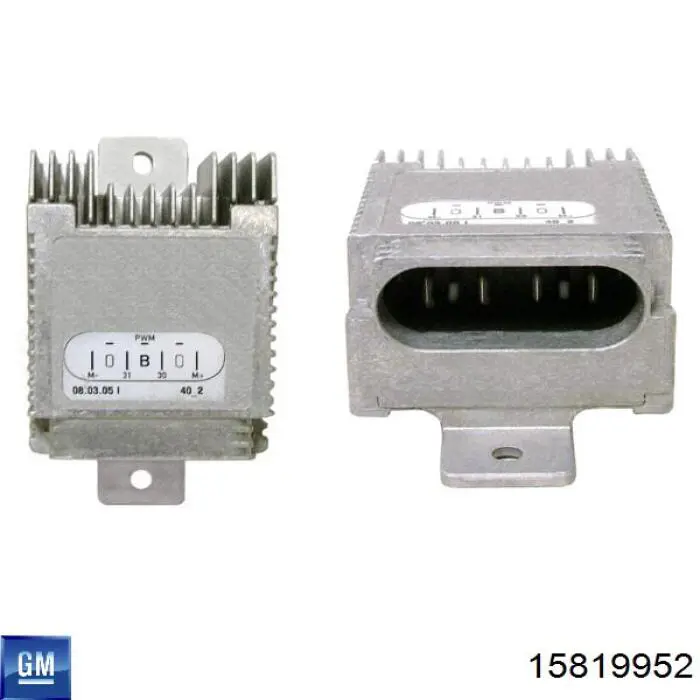 15819952 General Motors Електровентилятор радіатора