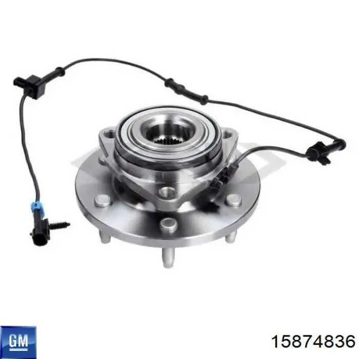 Маточина колеса передня General Motors 15874836 ціна, від 216.65 USD