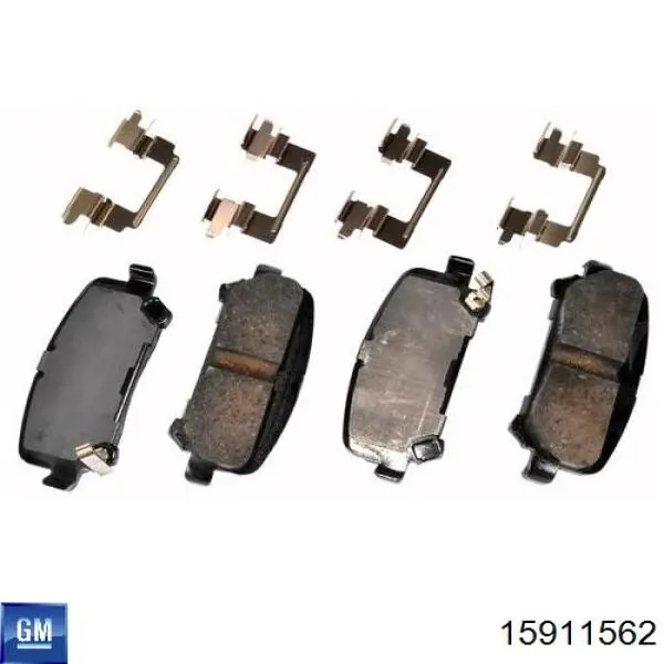 Передні тормозні колодки KD6341 Asimco