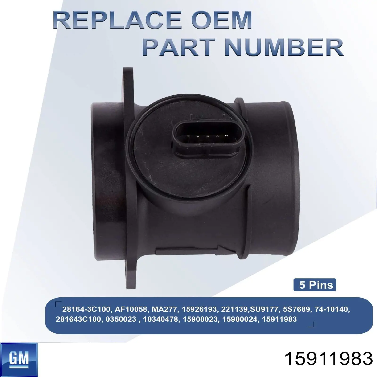 Купити 15911983 General Motors Повітромір